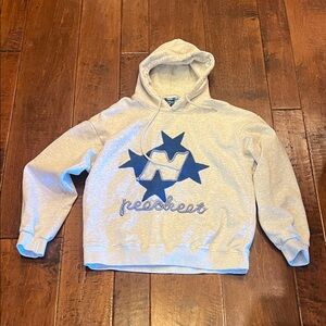 Light Gray Star Hoodie